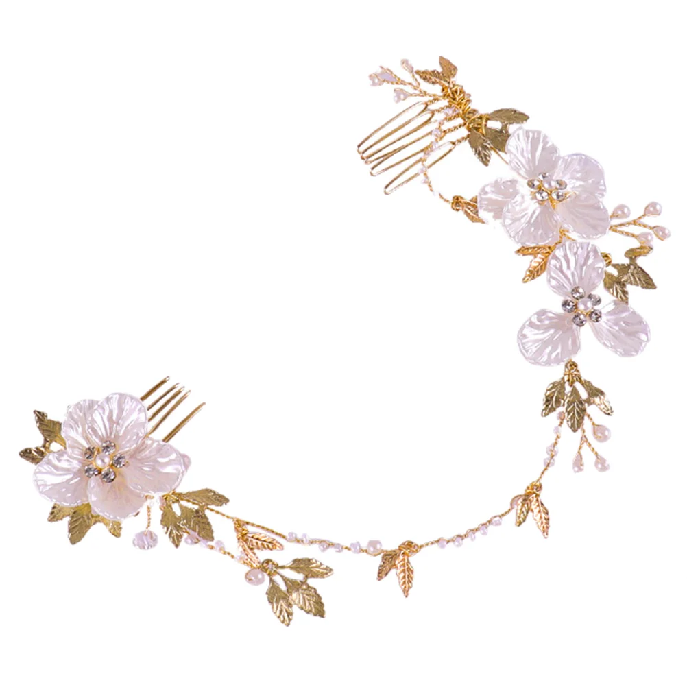 Pearl Headband Hair Accessories Women Flower Hoop European American Chain Bridesmaid 
Pearl Headband Hair Accessories Women Flower Hoop European American Chain Bridesmaid
