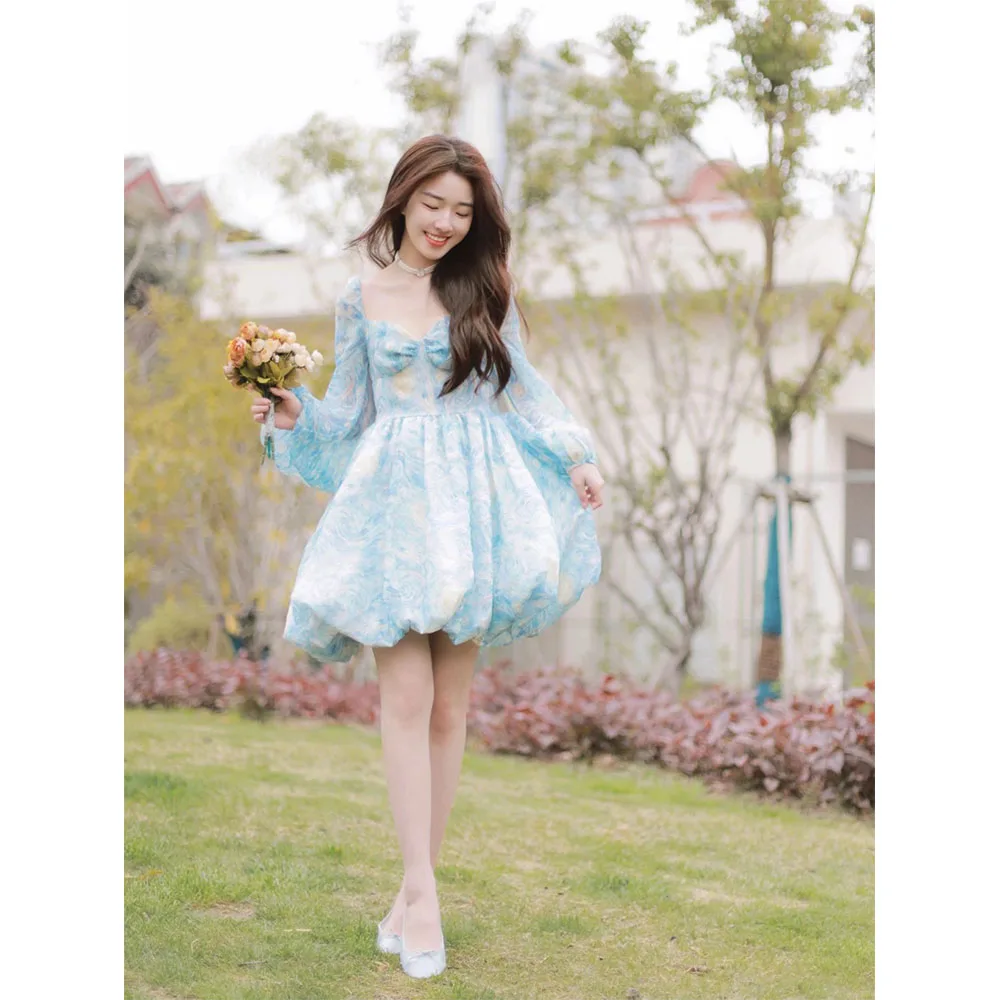 2022 women's summer new Van Gogh famous painting starry sky puffy dress fashionable age-reducing temperament girl skirt
2022 women's summer new Van Gogh famous painting starry sky puffy dress fashionable age-reducing temperament girl skirt