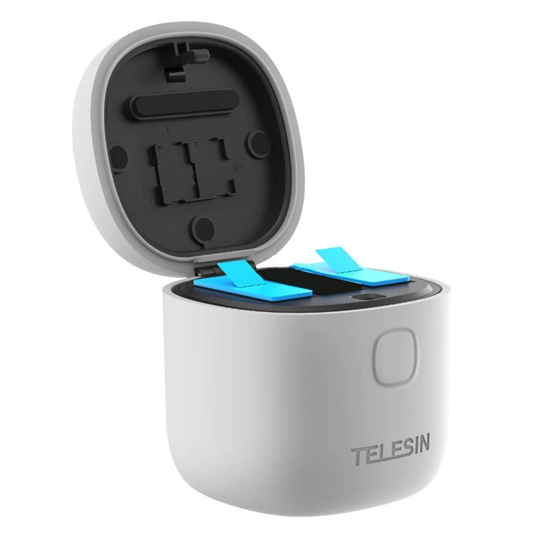 TELESIN GP-BTR-905-GY TF Card Read and Write Charger Battery Charging Sorage Box Case+2 Hero 9 Li-Ion Battery for GoPro Hero 9
TELESIN GP-BTR-905-GY TF Card Read and Write Charger Battery Charging Sorage Box Case+2 Hero 9 Li-Ion Battery for GoPro Hero 9