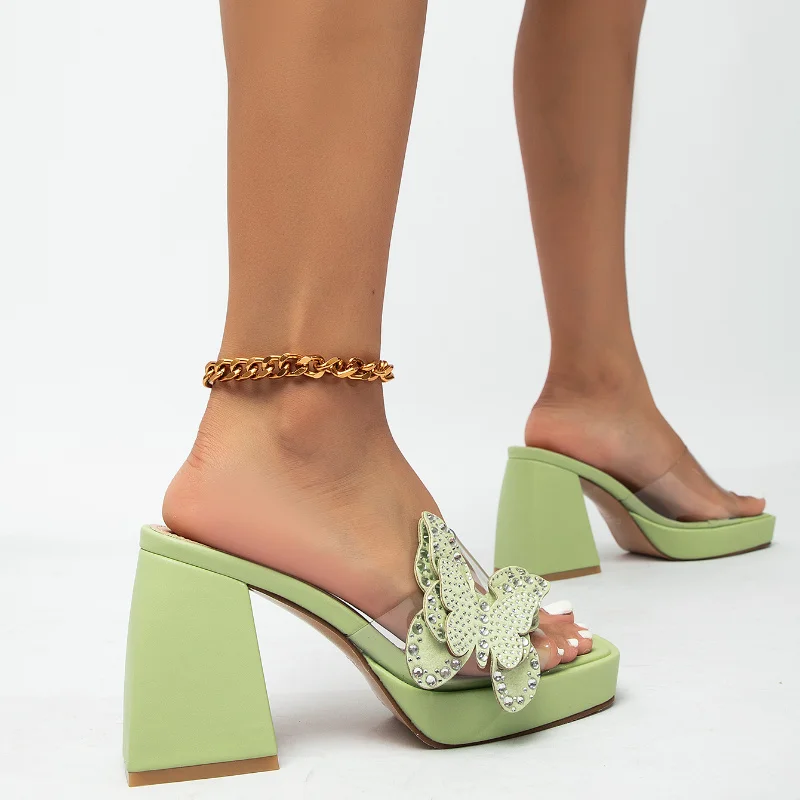 2022 Summer New Women's Aterproof Platform Transparent Film Bow Beaded High Heel Sandals Party Shoes Platform Sandals Zapatos
2022 Summer New Women's Aterproof Platform Transparent Film Bow Beaded High Heel Sandals Party Shoes Platform Sandals Zapatos