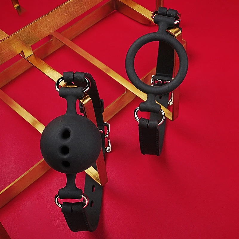 Кляп-шар Concorde Fetish Tentation регулируемый, красный 5700630030 - Concorde - Кляпы шары - Купить