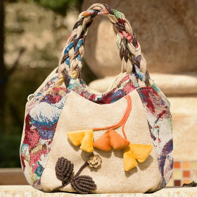 New women small shopping original string appliques handbag! national prints lady Day Clutches Top bohemian canvas Carrier
New women small shopping original string appliques handbag! national prints lady Day Clutches Top bohemian canvas Carrier