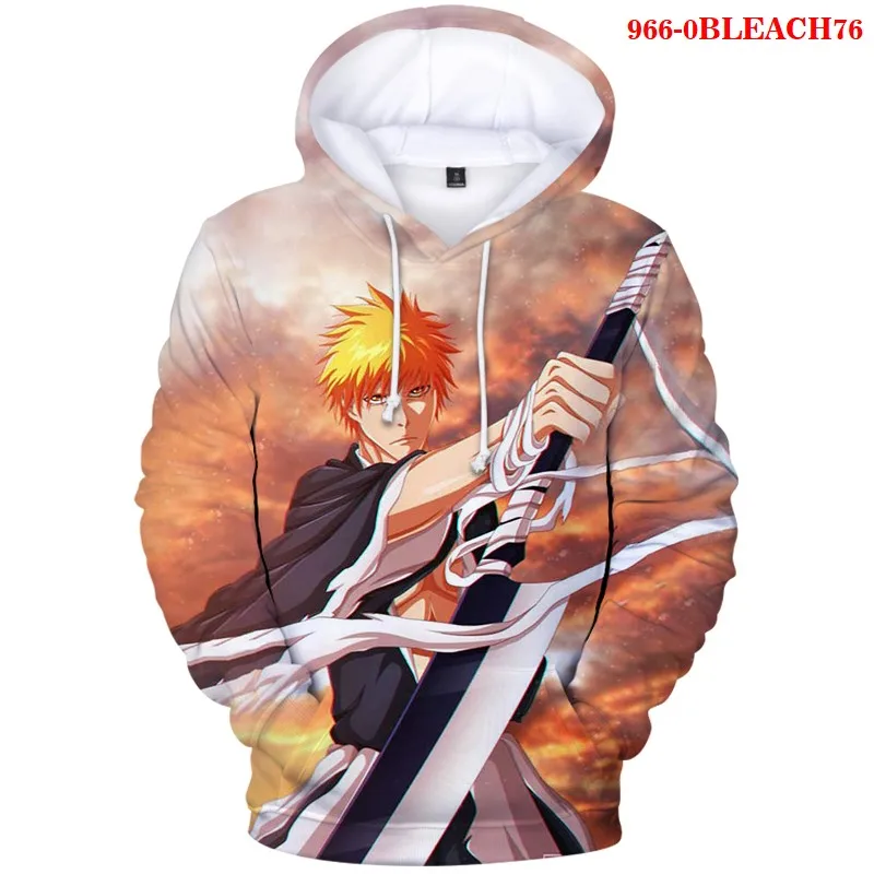 Anime BLEACH Hoodies For Men Women Fashion Cool Clothes 3D Print Autumn Winter Hooded Sweatshirts Harajuku Streetwear Men's Tops
Anime BLEACH Hoodies For Men Women Fashion Cool Clothes 3D Print Autumn Winter Hooded Sweatshirts Harajuku Streetwear Men's Tops