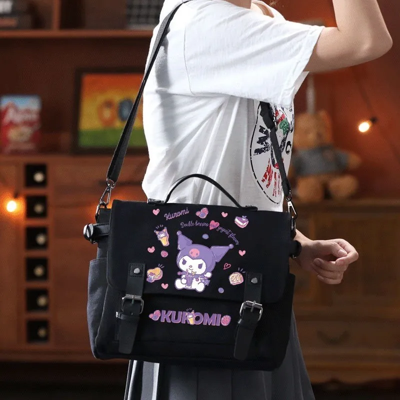 Сумка через плечо Kuromi Sanrio аниме Y2K для девочек, милая Повседневная Сумочка на плечо, вместительный ранец, помада, косметичка для хранения
Сумка через плечо Kuromi Sanrio аниме Y2K для девочек, милая Повседневная Сумочка на плечо, вместительный ранец, помада, косметичка для хранения