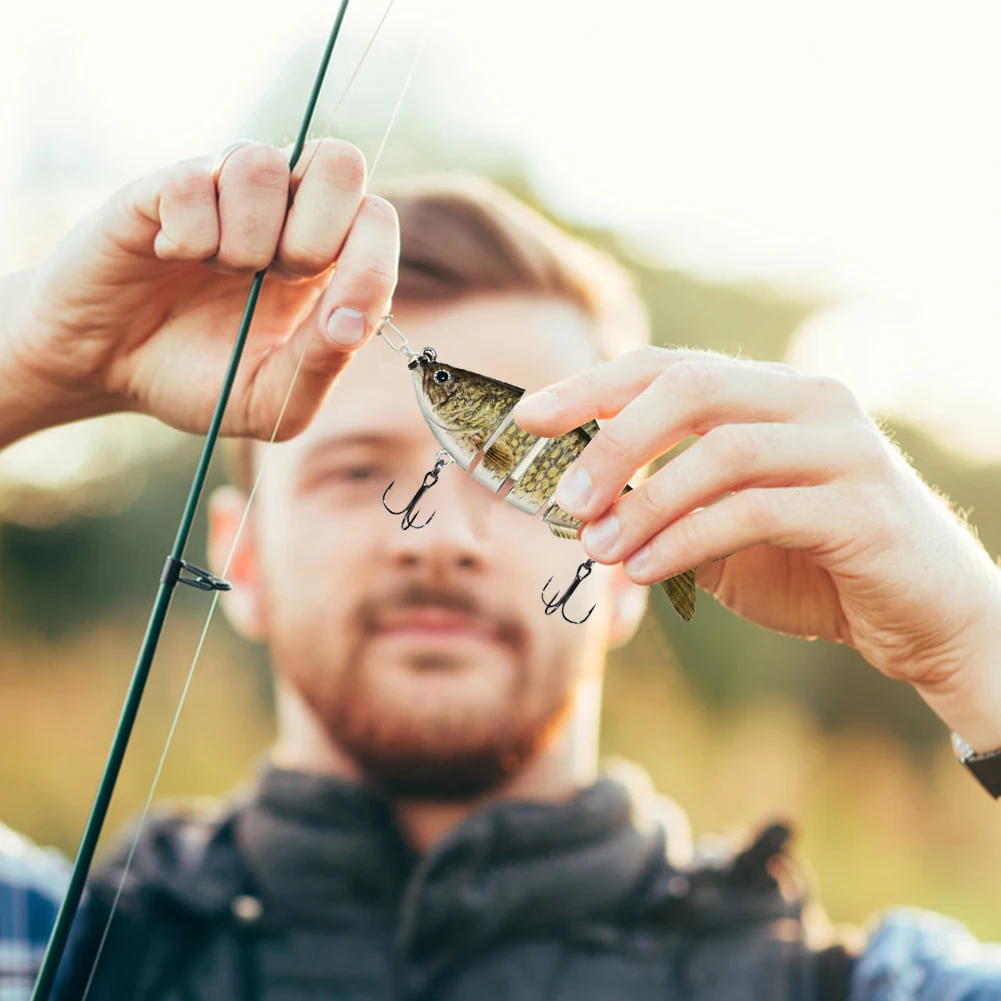 Многосоставные бионические рыболовные приманки 10 см 17 г Topwater, кренкбейт, искусственный воблер, 6 сегментов, жесткая приманка, рыболовная сна...
Многосоставные бионические рыболовные приманки 10 см 17 г Topwater, кренкбейт, искусственный воблер, 6 сегментов, жесткая приманка, рыболовная сна...