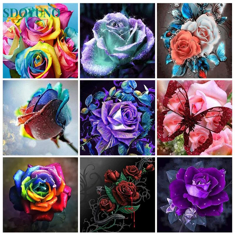 SDOYUNO Diamond Painting Colorful Flower Adults Kit Full Drill Round Embroidery 5d Diy Mosaic Art Picture Of Rhinestones Home De
SDOYUNO Diamond Painting Colorful Flower Adults Kit Full Drill Round Embroidery 5d Diy Mosaic Art Picture Of Rhinestones Home De