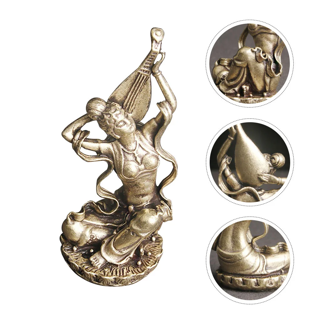 Figurine Brass Statue Decor Sculptureornament Girl Wealth Shui Feng Bookshelf Dancing Female Luck Goodlady Home Chinese Bronze
Figurine Brass Statue Decor Sculptureornament Girl Wealth Shui Feng Bookshelf Dancing Female Luck Goodlady Home Chinese Bronze