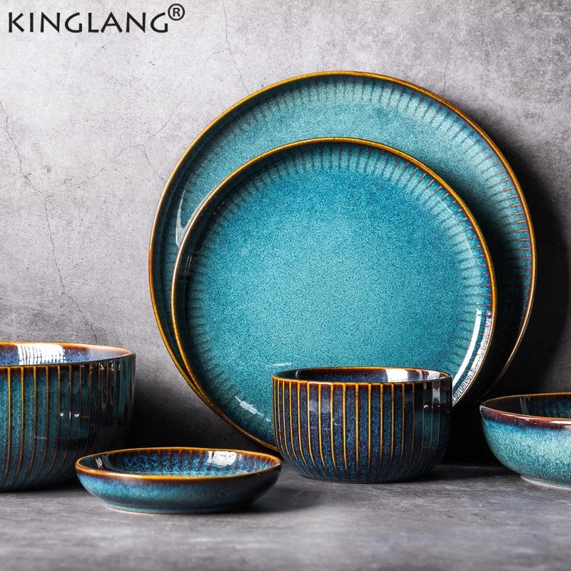 KINGLANG Nordic Style Kiln Glazed Ceramic Rice Salad Bowl Soup Bowl Round Dish Dinner Plate Tableware
KINGLANG Nordic Style Kiln Glazed Ceramic Rice Salad Bowl Soup Bowl Round Dish Dinner Plate Tableware