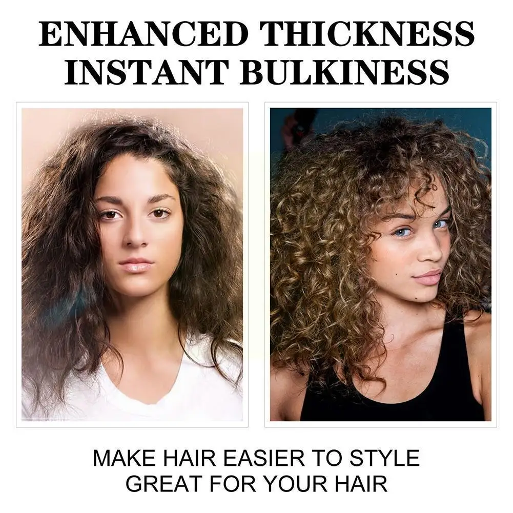 60ml Hair Thickening Spray Curly Hair Styling Elastin Accessories Hair Styling Essence Hair Repair Moisturizing Curling Ser F8q8
60ml Hair Thickening Spray Curly Hair Styling Elastin Accessories Hair Styling Essence Hair Repair Moisturizing Curling Ser F8q8