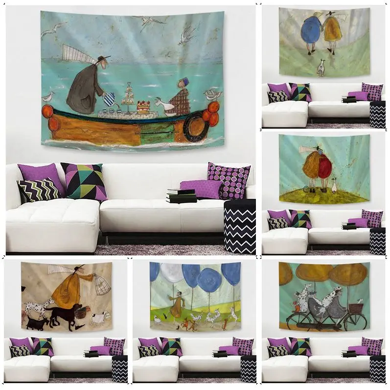 Sam Toft Art Tapestry Art Printing Hanging Tarot Hippie Wall Rugs Dorm Japanese Tapestry
Sam Toft Art Tapestry Art Printing Hanging Tarot Hippie Wall Rugs Dorm Japanese Tapestry