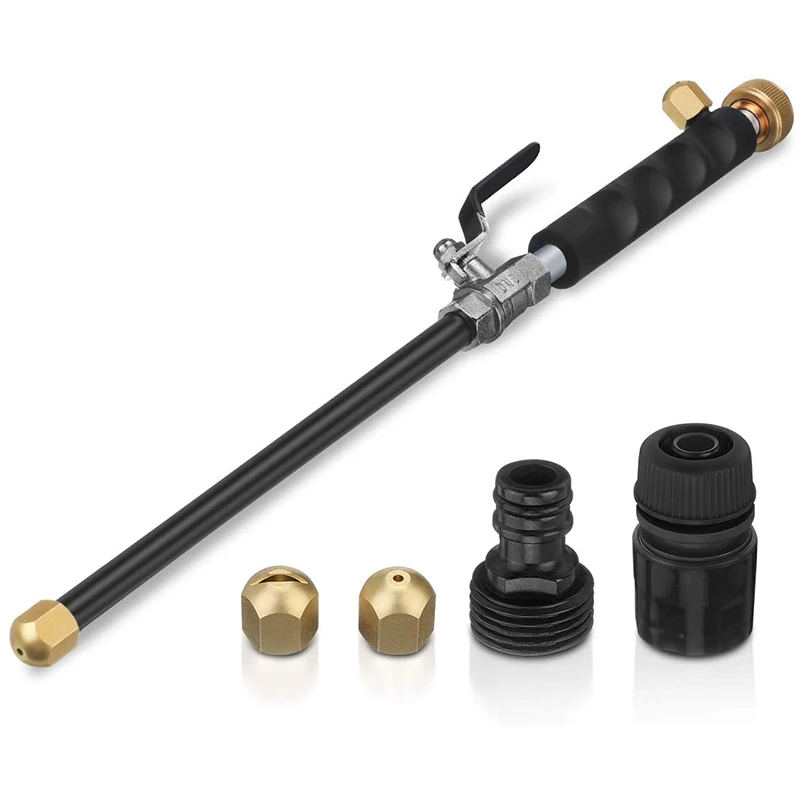 High Pressure Power Washer Wand With Brass Standard Garden Hose Wand Power Washer 2 Nozzles For Car Garden Washing
High Pressure Power Washer Wand With Brass Standard Garden Hose Wand Power Washer 2 Nozzles For Car Garden Washing