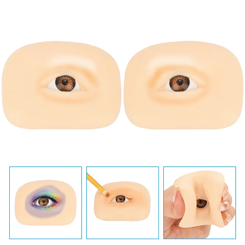 1 Set of Professional Makeup Practice Board Artificial Eye Makeup Training Skin Practice Skin
1 Set of Professional Makeup Practice Board Artificial Eye Makeup Training Skin Practice Skin