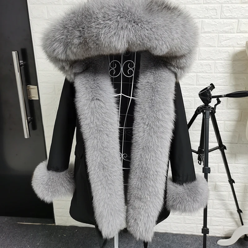MAOMAOKONG Women New Coat Real Fur Winter Jacket For Women In Outerwears Luxury Natural Fox Fur Female Clothing Long Parka
MAOMAOKONG Women New Coat Real Fur Winter Jacket For Women In Outerwears Luxury Natural Fox Fur Female Clothing Long Parka