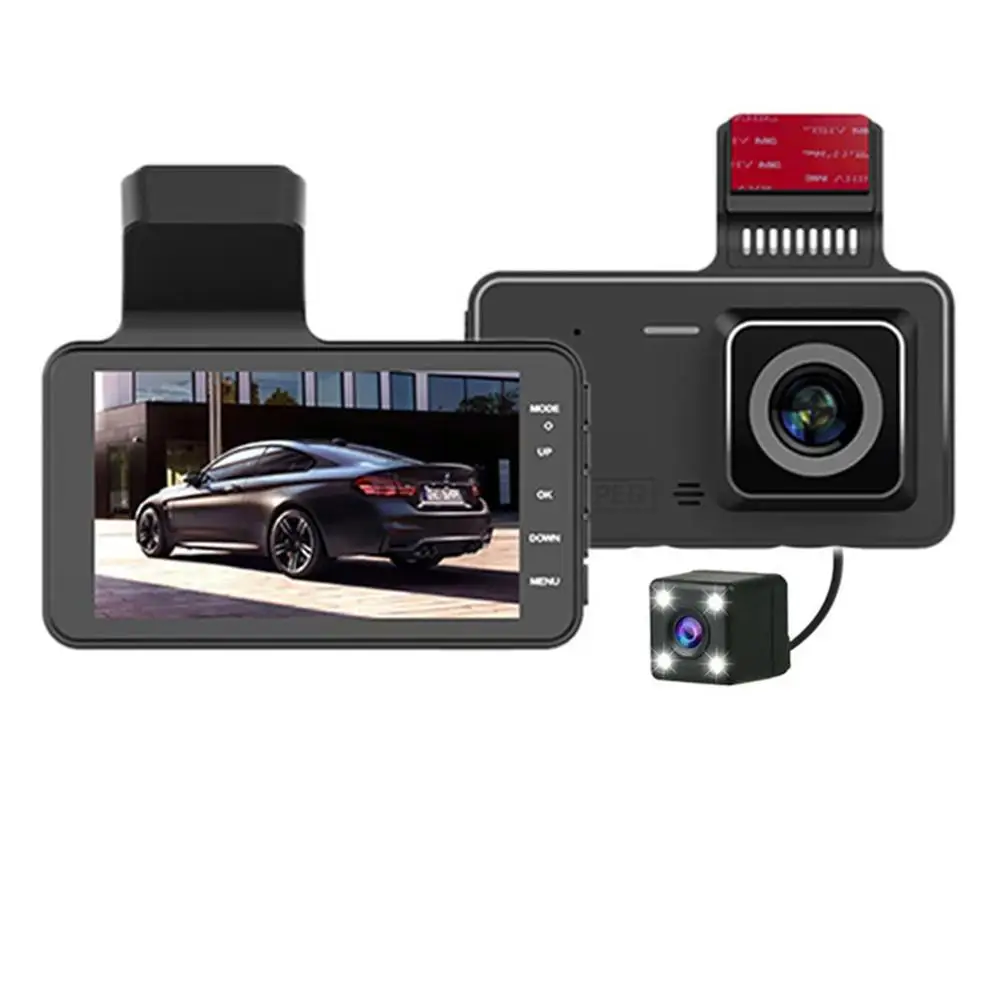 4-inch Large Screen Driving Recorder Hd 1080p Front And Rear Dual Recording Reversing Camera Dual Lens Vehicle Dash Cam
4-inch Large Screen Driving Recorder Hd 1080p Front And Rear Dual Recording Reversing Camera Dual Lens Vehicle Dash Cam