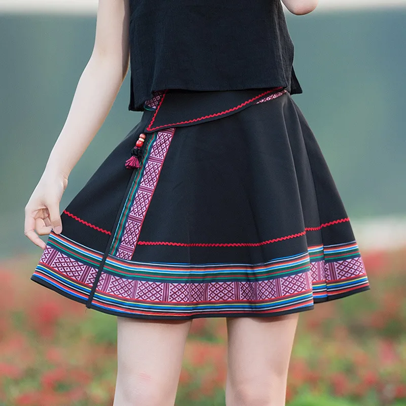 2022 spring summer new chinese style female travel vintage cotton and linen traditional printed skirt national style women skirt
2022 spring summer new chinese style female travel vintage cotton and linen traditional printed skirt national style women skirt