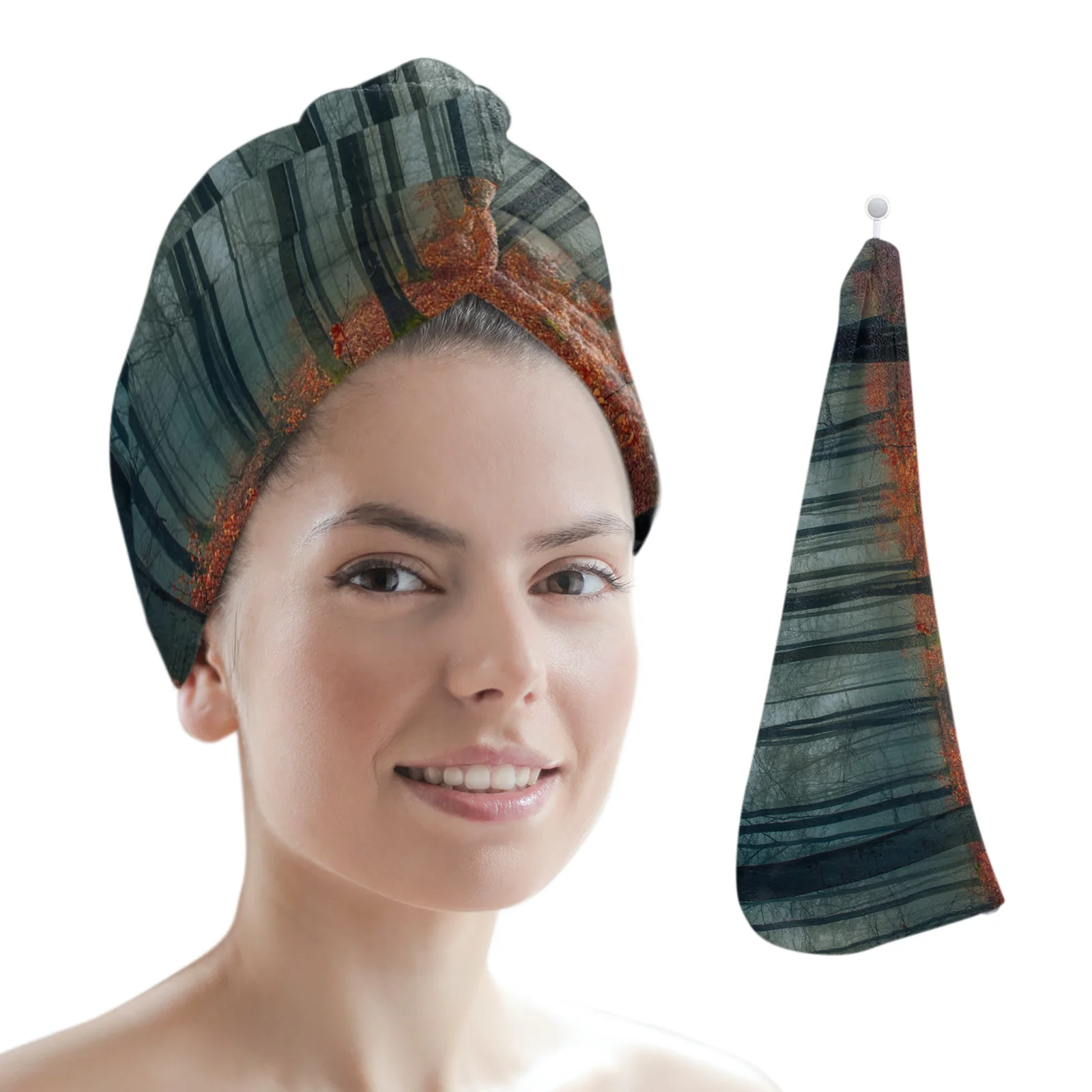 Autumn Theme Forest Microfiber Quick Dry Hair Towel Bathroom Hair Towel for Woman Absorbent Hair Care Cap
Autumn Theme Forest Microfiber Quick Dry Hair Towel Bathroom Hair Towel for Woman Absorbent Hair Care Cap