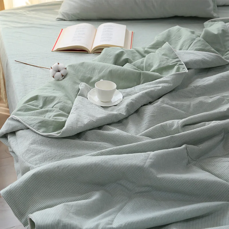 Японские одеяла, летнее Хлопковое одеяло в полоску, двойное одеяло для пары, антибиоз из полыни, одеяло для кондиционера, прохладное одеяло
Японские одеяла, летнее Хлопковое одеяло в полоску, двойное одеяло для пары, антибиоз из полыни, одеяло для кондиционера, прохладное одеяло