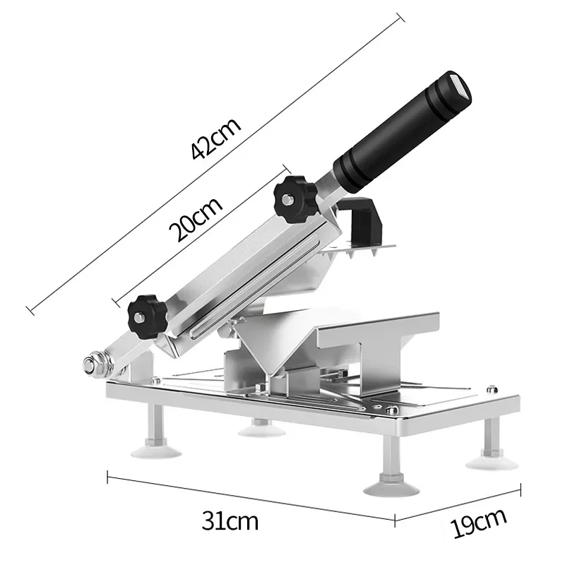 Kitchen Frozen Meat Slicer Manual Stainless Steel Food Cutter Slicing Machine Automatic Meat Delivery Nonslip Handle Cutter Tool
Kitchen Frozen Meat Slicer Manual Stainless Steel Food Cutter Slicing Machine Automatic Meat Delivery Nonslip Handle Cutter Tool
