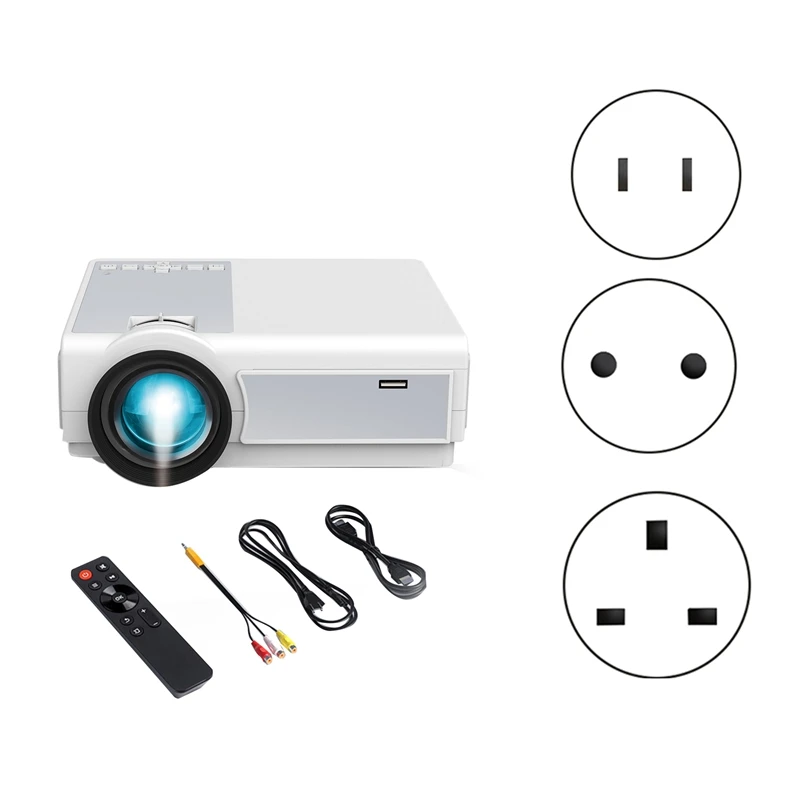 1080P Projector 12000LM Home Theater Video Projector With Wifi+BT For HD, USB, VGA, AV, IOS And Android Phone
1080P Projector 12000LM Home Theater Video Projector With Wifi+BT For HD, USB, VGA, AV, IOS And Android Phone