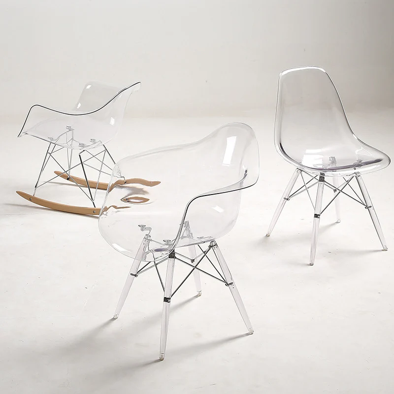 PC Chair Bar Stools Fashion Simple Transparent Plastic Dining Chair Simple Creative Personality Living Room Coffee Furniture
PC Chair Bar Stools Fashion Simple Transparent Plastic Dining Chair Simple Creative Personality Living Room Coffee Furniture