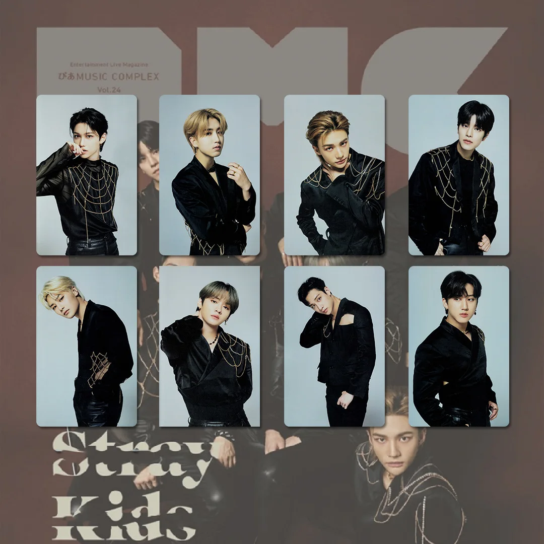 8pcs/set Kpop Straykids PMC vol.24 New Album Boys Group Lomo Cards Double Side Print Photo Cards For Fans Collection
8pcs/set Kpop Straykids PMC vol.24 New Album Boys Group Lomo Cards Double Side Print Photo Cards For Fans Collection
