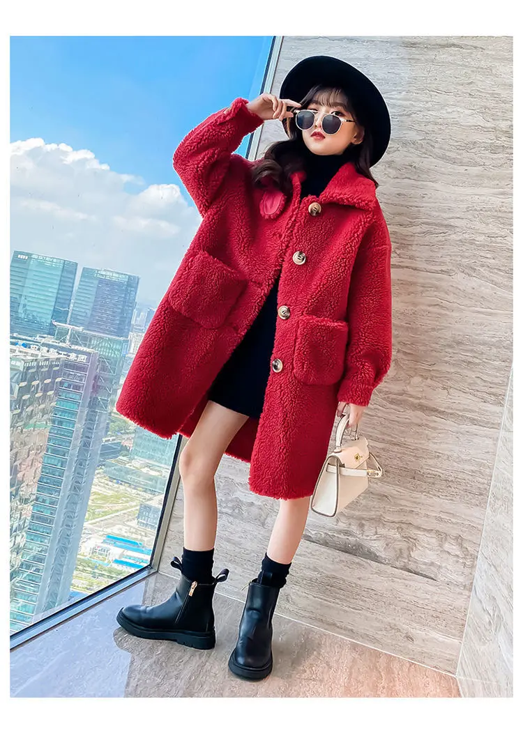 Children Autumn Winter girls Coat Lamb Wool Velvet Parkas Baby Girls Faux Fur Warm Coat Thicken Kids Girls Outerwear Clothes
Children Autumn Winter girls Coat Lamb Wool Velvet Parkas Baby Girls Faux Fur Warm Coat Thicken Kids Girls Outerwear Clothes
