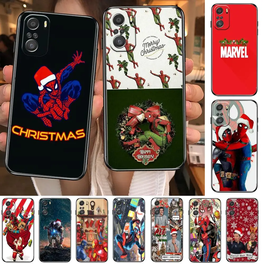 Christmas Marvel Phone Case For xiaomi redmi 11 Lite pro Ultra 10 9 8 MIX 4 FOLD 10T Black Cover Silicone Back Prett
Christmas Marvel Phone Case For xiaomi redmi 11 Lite pro Ultra 10 9 8 MIX 4 FOLD 10T Black Cover Silicone Back Prett