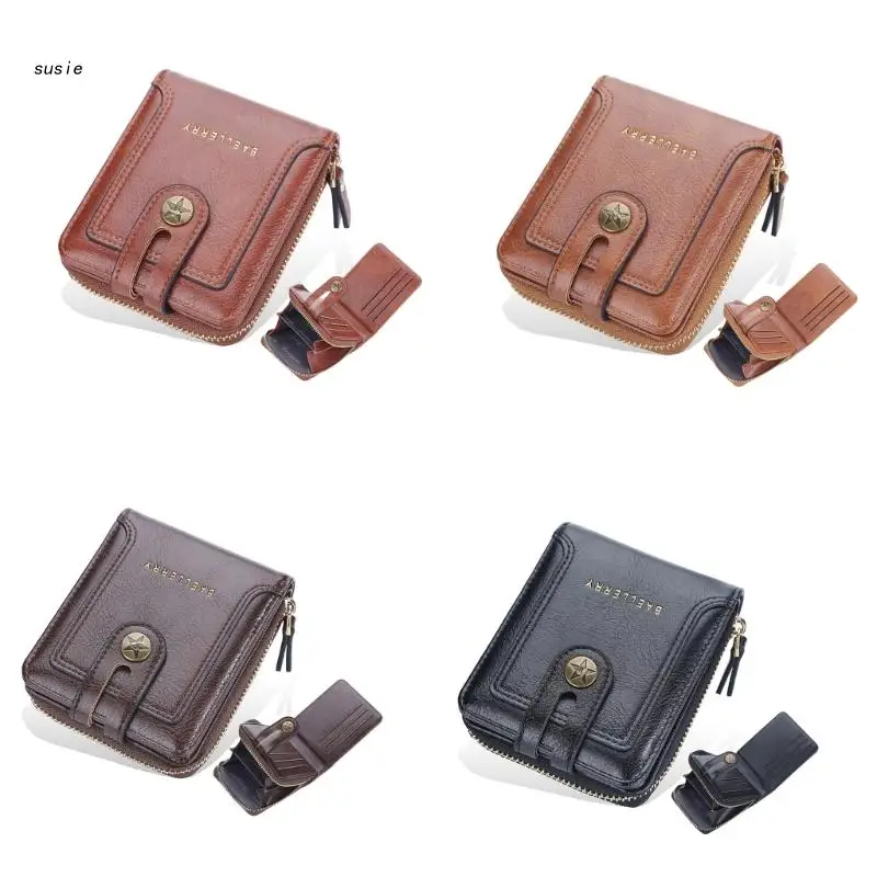X7YA PU Leather Wallet for Men Fashion Coin Purse Wallets Change Pocket Money Bag
X7YA PU Leather Wallet for Men Fashion Coin Purse Wallets Change Pocket Money Bag