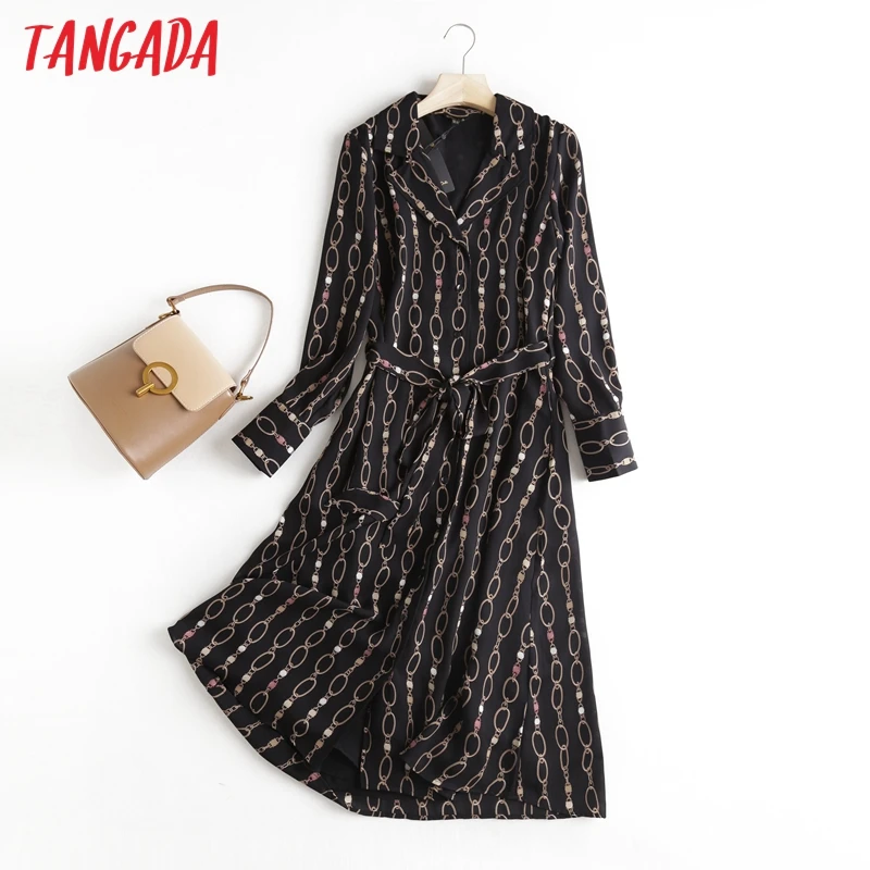 Tangada 2022 Autumn England Style Office Lady Fashion Elegant Chain Print Party Dress Women Vestidos 6D78
Tangada 2022 Autumn England Style Office Lady Fashion Elegant Chain Print Party Dress Women Vestidos 6D78