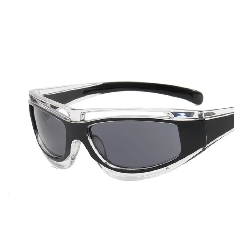Fashion Wrap Around Cyber Y2K Sunglasses Women Silver Oval Shades Sports Cycling Sun Glasses Aesthetic Eyewear for Men Outdoor
Fashion Wrap Around Cyber Y2K Sunglasses Women Silver Oval Shades Sports Cycling Sun Glasses Aesthetic Eyewear for Men Outdoor