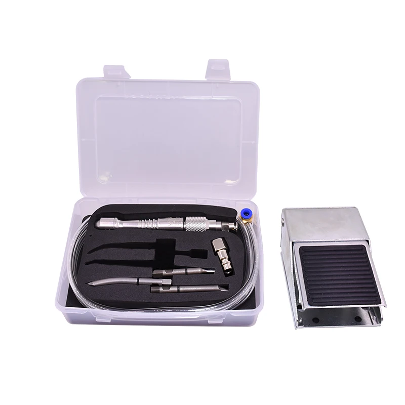Pneumatic Deflasking chisel Air Cutting Chisel Air plaster hammer With Connecting Hose & Foot Hold
Pneumatic Deflasking chisel Air Cutting Chisel Air plaster hammer With Connecting Hose & Foot Hold