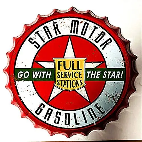 Retro Sign Full Service Stations Bottle Caps Retro Metal Tin Sign Diameter 13.8 Inches - Handcrafts Home Decor Bar Plaque Lounge
Retro Sign Full Service Stations Bottle Caps Retro Metal Tin Sign Diameter 13.8 Inches - Handcrafts Home Decor Bar Plaque Lounge
