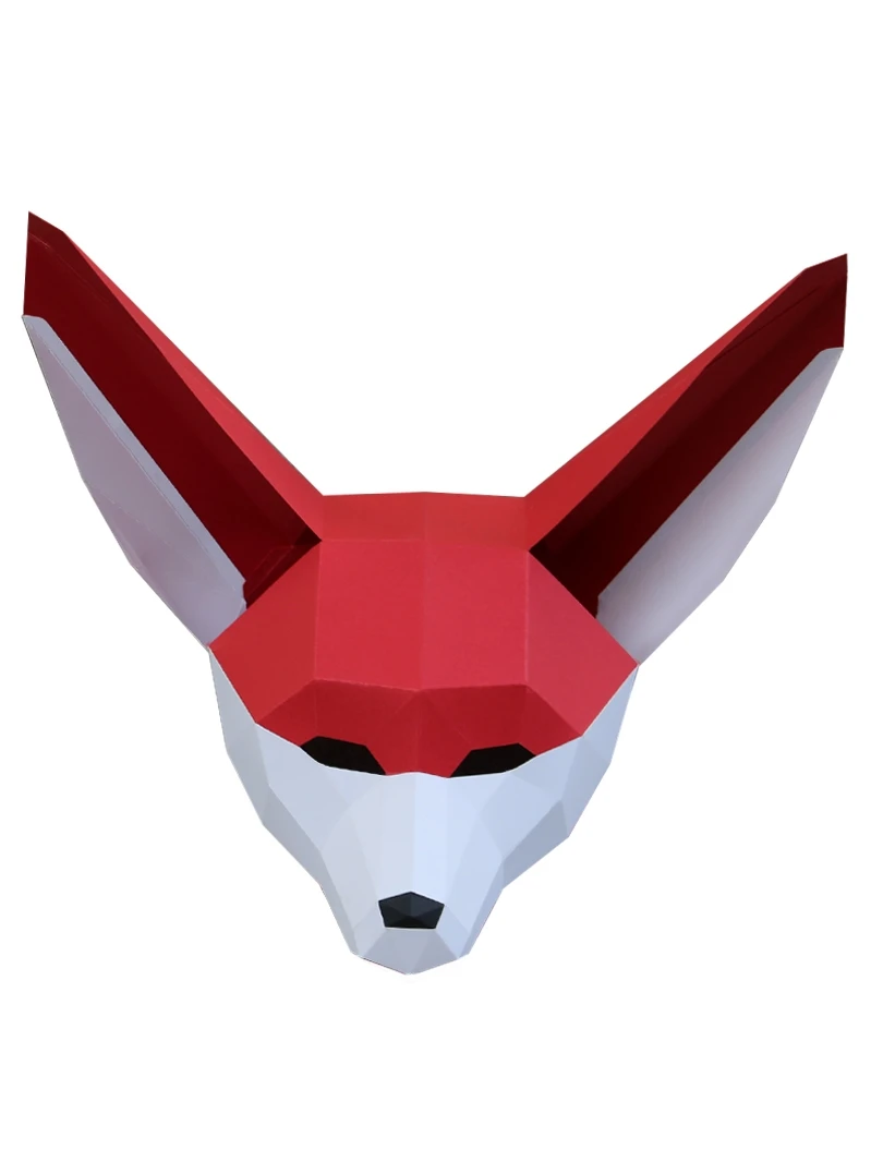 3D Paper Mold Fox Head Mask Headgear Animal Model Halloween Cosplay Props Women Men Party Dress Up DIY Craft Masks
3D Paper Mold Fox Head Mask Headgear Animal Model Halloween Cosplay Props Women Men Party Dress Up DIY Craft Masks