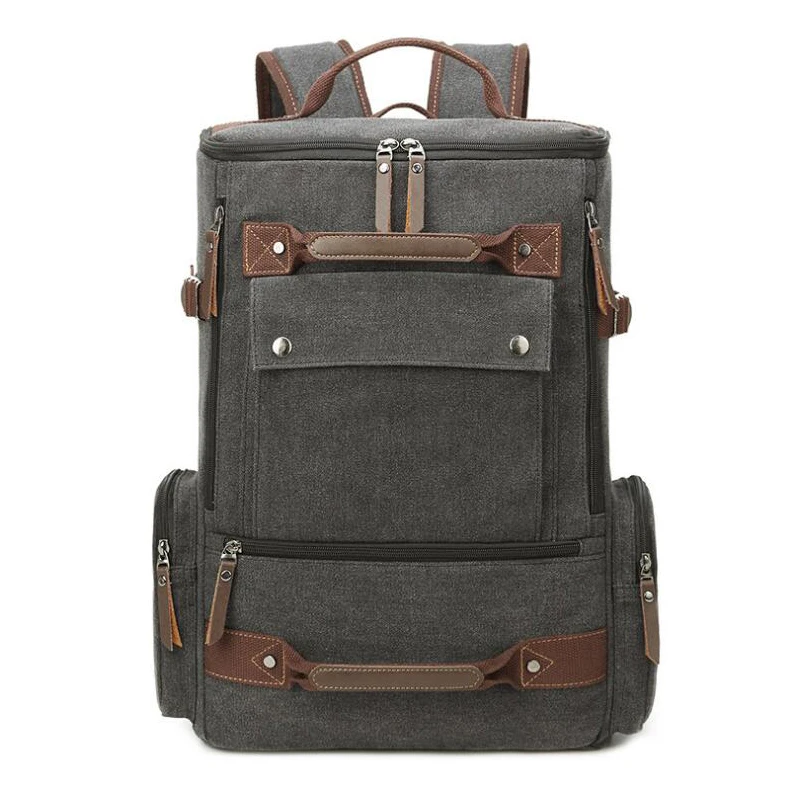 

Men Casual Canvas laptop Backpack Travel Backpack School Bag mochila masculina back pack rugzak rucksack High Quality for men