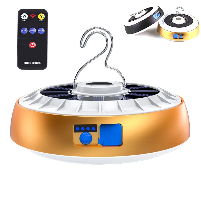 Solar Camping Lights LED USB Rechargeable Tent Lanterns Portable Outdoor Work Lamp Floodlight Emergency Night Market Lights
Solar Camping Lights LED USB Rechargeable Tent Lanterns Portable Outdoor Work Lamp Floodlight Emergency Night Market Lights
