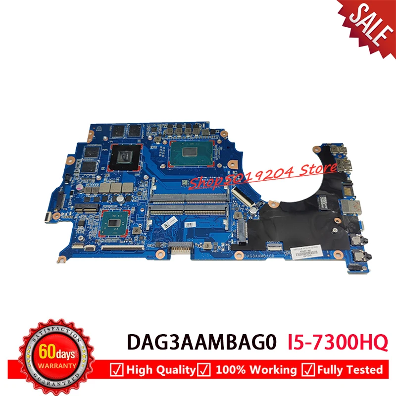For HP OMEN 15-CE 15-CE001TX TPN-Q194 Laptop Motherboard DAG3AAMBAG0 929484-601 929484-001 Mainboard GTX1050 2G I5-7300HQ tested
For HP OMEN 15-CE 15-CE001TX TPN-Q194 Laptop Motherboard DAG3AAMBAG0 929484-601 929484-001 Mainboard GTX1050 2G I5-7300HQ tested
