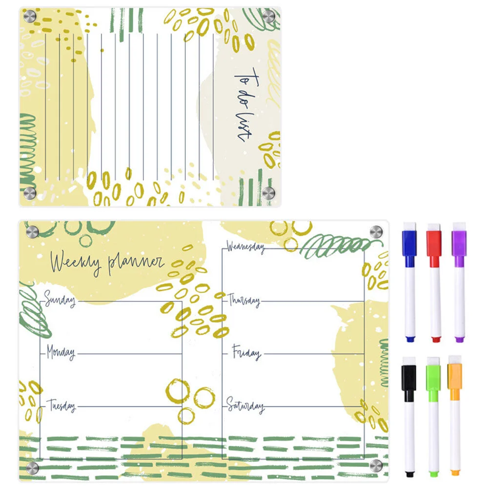 Refrigerator Board Dry Erase Fridge Erasable Planning Acrylic Decorative Magnetic
Refrigerator Board Dry Erase Fridge Erasable Planning Acrylic Decorative Magnetic