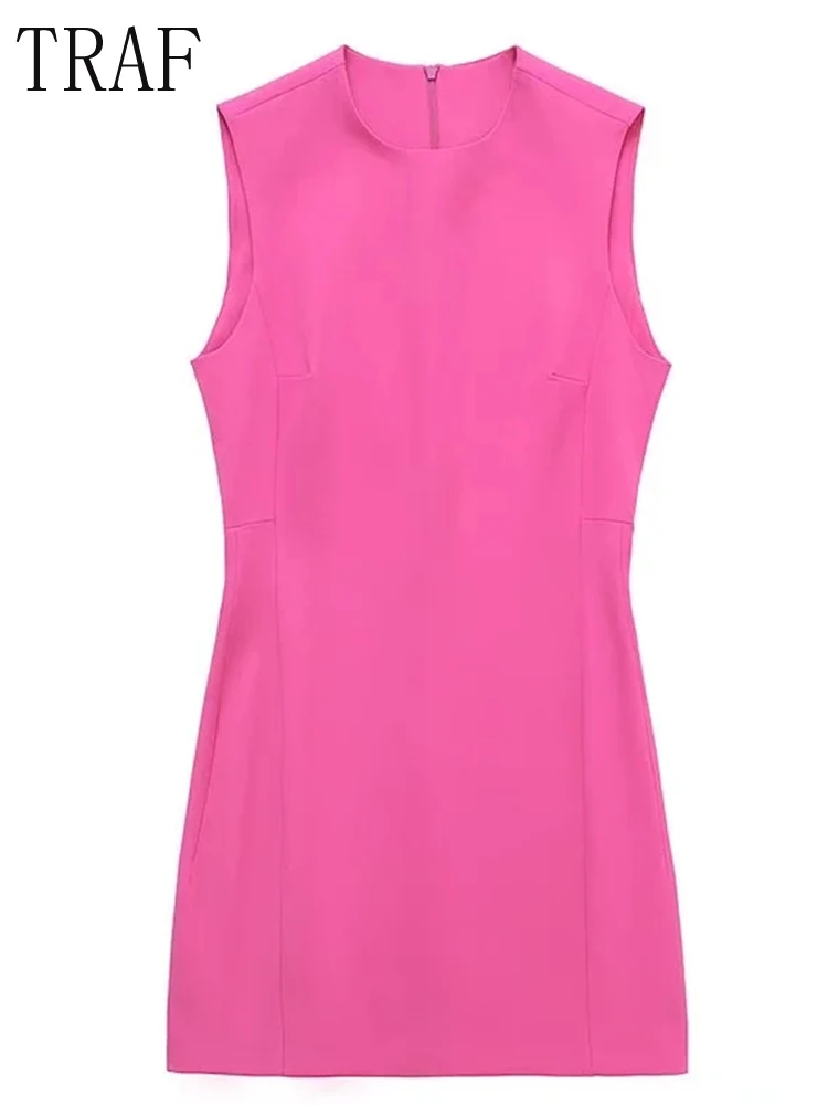 TRAF Zar Pink Dress Women Sleeveless Slim Casual Mini Dress Woman Spring 2022 Fashion Fitted Elegant Short Dresses Ladies
TRAF Zar Pink Dress Women Sleeveless Slim Casual Mini Dress Woman Spring 2022 Fashion Fitted Elegant Short Dresses Ladies