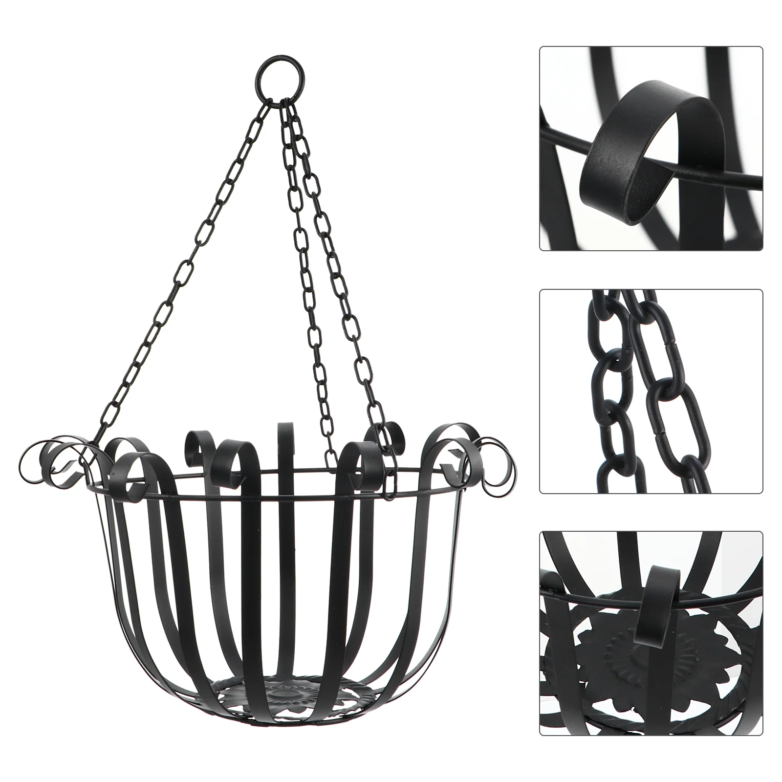 Hanging Basket Flower Pots Outdoors Stand Bracket Wall Ornament Display Iron Holder Flowerbed
Hanging Basket Flower Pots Outdoors Stand Bracket Wall Ornament Display Iron Holder Flowerbed
