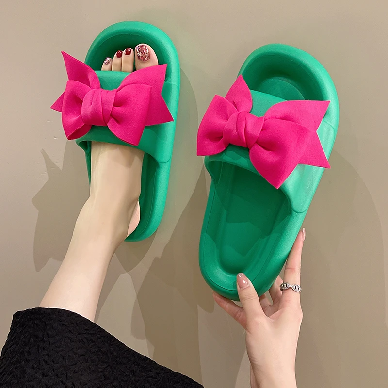 2022 Womens Slippers EVA Indoor Floor Soft Couple Slipper Summer Bow Bedroom Shoes Ladies Flip Flops Fashion Shoes Adult
2022 Womens Slippers EVA Indoor Floor Soft Couple Slipper Summer Bow Bedroom Shoes Ladies Flip Flops Fashion Shoes Adult