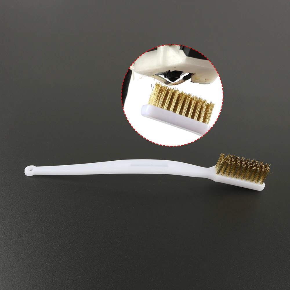 3D Printer Cleaner Tool Copper Wire Toothbrush Copper Brush Handle For Nozzle Block Hotend Cleaning Hot Bed Cleaning Parts
3D Printer Cleaner Tool Copper Wire Toothbrush Copper Brush Handle For Nozzle Block Hotend Cleaning Hot Bed Cleaning Parts