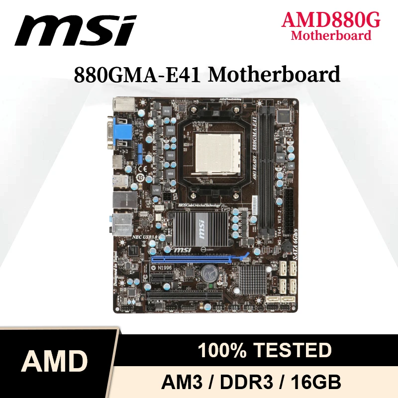 Материнская плата 880GMA-E41 для Msi Socket AM3, процессор DDR3, 16 ГБ, 1333 МГц, ОЗУ Amd 880G, USB, стандартная материнская плата SATA3 Micro-ATX
Материнская плата 880GMA-E41 для Msi Socket AM3, процессор DDR3, 16 ГБ, 1333 МГц, ОЗУ Amd 880G, USB, стандартная материнская плата SATA3 Micro-ATX