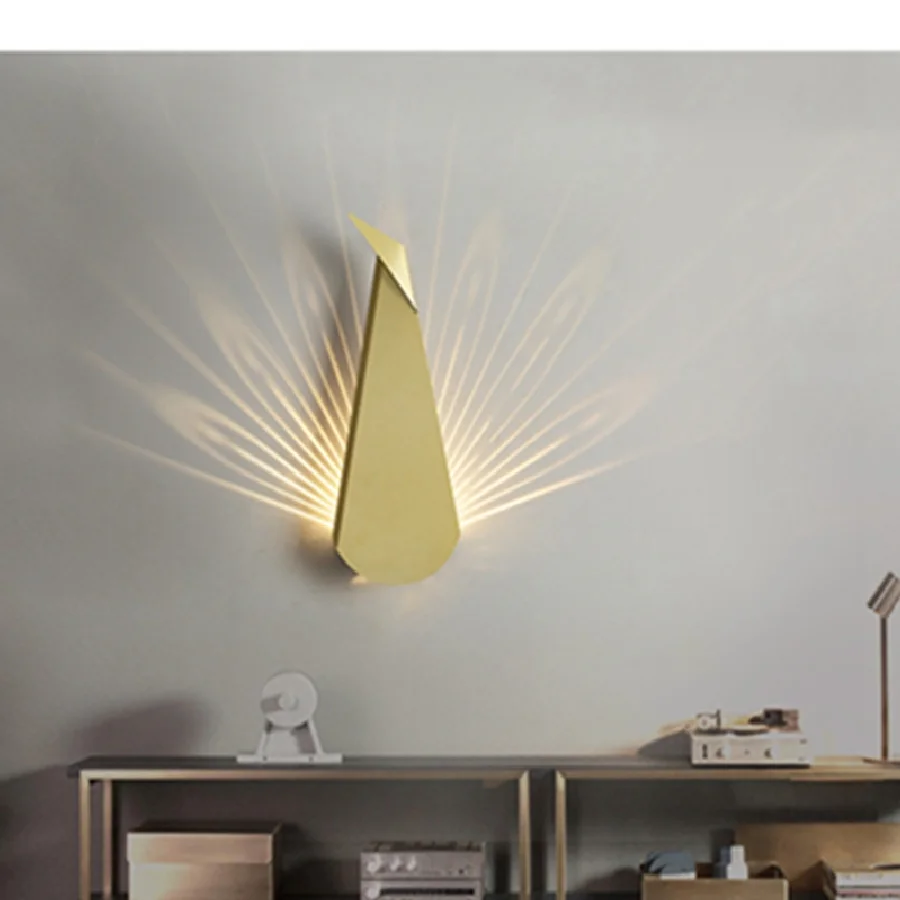 LukLoy LED Modern Wall Lamp Minimalist Peacock Wall Lamp for Living Room Bedroom Bedside LED Wall Light Creative LED Wall Lamp
LukLoy LED Modern Wall Lamp Minimalist Peacock Wall Lamp for Living Room Bedroom Bedside LED Wall Light Creative LED Wall Lamp