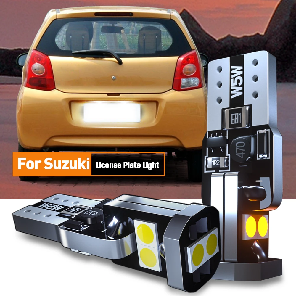 2x LED License Plate Light W5W T10 Canbus For Suzuki Alto Baleno Celerio Grand Vitara Vitara Ignis Jimny Liana Swift SX4 Wagon R
2x LED License Plate Light W5W T10 Canbus For Suzuki Alto Baleno Celerio Grand Vitara Vitara Ignis Jimny Liana Swift SX4 Wagon R