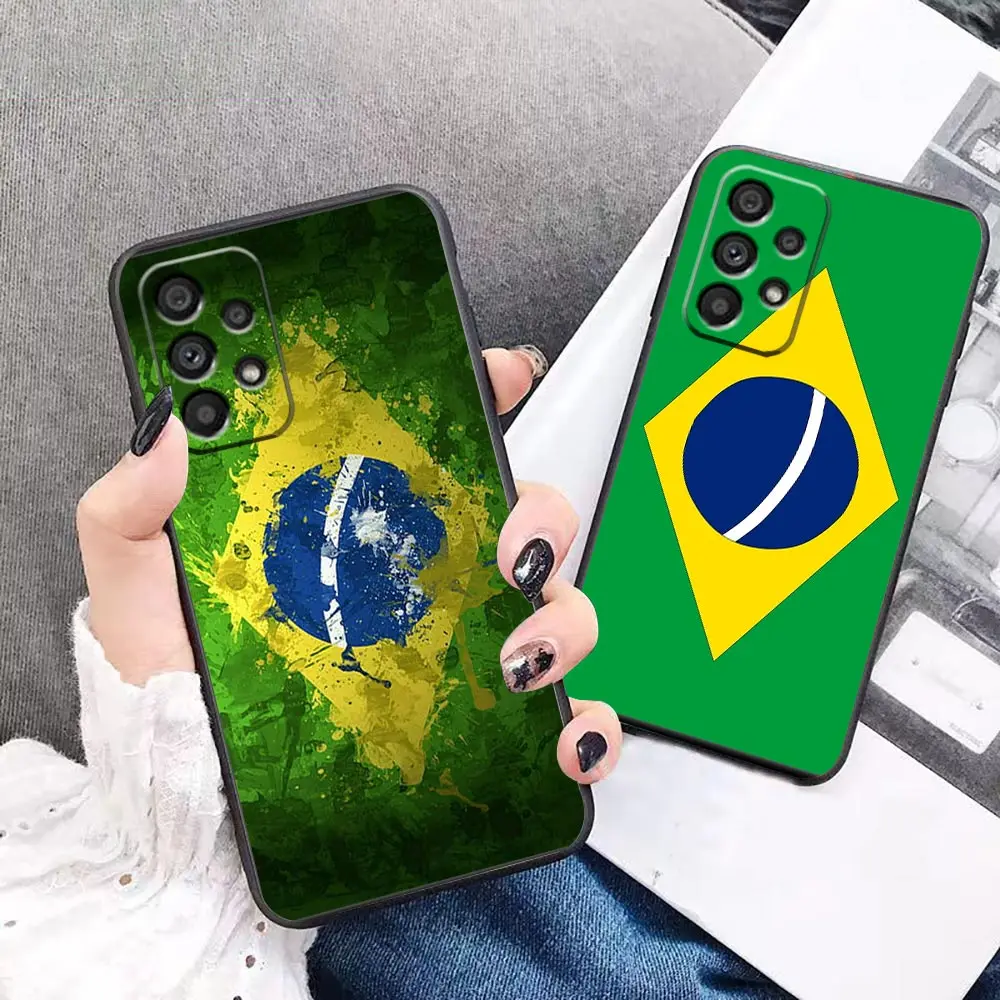 

Flag Of Brazil Funda Capa Case For Samsung Galaxy A90 A80 A73 A71 A70 A53 A52 A51 A50 A33 A32 A30 A23 A22 A14 A10 5G Case Shell
