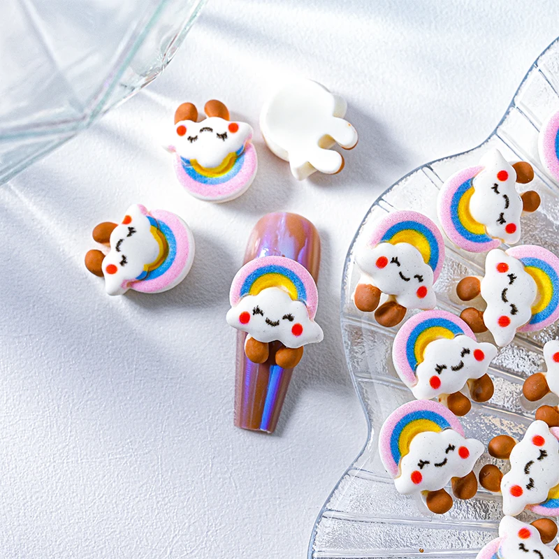 20pcs White Cloud Design Nail Resin Art Charms 3D Cartoon Bear Star Moon Nail Decoration Jewelry DIY Kawaii Nail Art Parts
20pcs White Cloud Design Nail Resin Art Charms 3D Cartoon Bear Star Moon Nail Decoration Jewelry DIY Kawaii Nail Art Parts