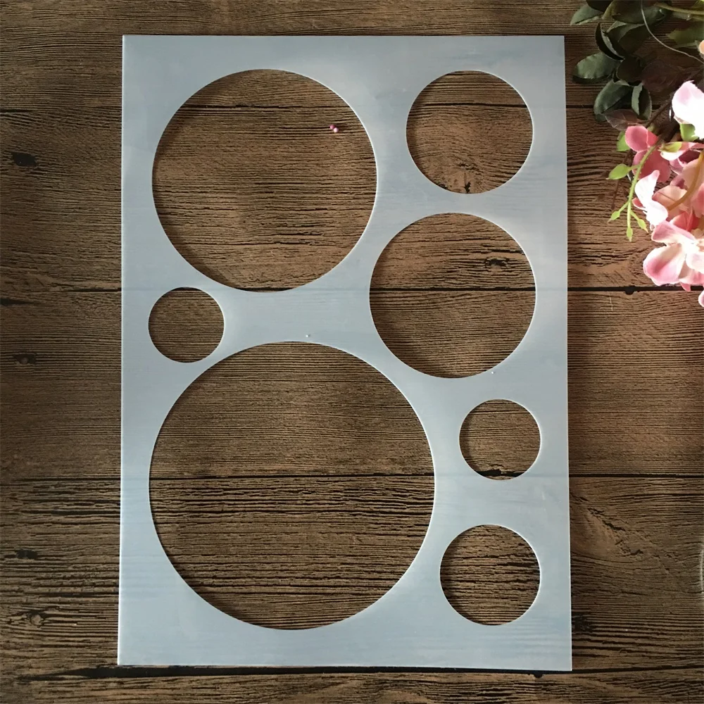 A4 29cm Geometry Round DIY Layering Stencils Painting Scrapbook Coloring Embossing Album Decorative Template
A4 29cm Geometry Round DIY Layering Stencils Painting Scrapbook Coloring Embossing Album Decorative Template