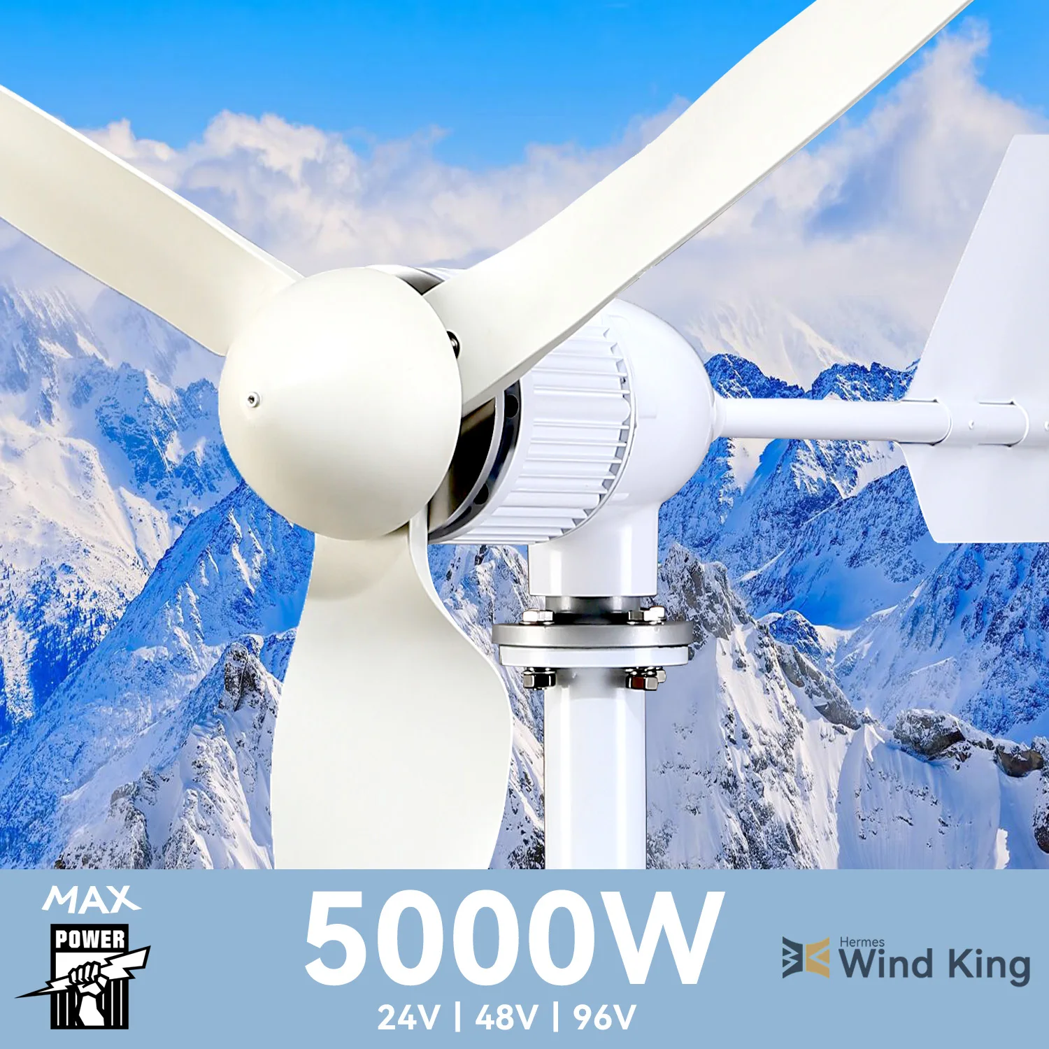 【Higher Power】 5000W WindTurbine High Efficiency Windmill With MPPTCharger/Hybrid Solar System, For Home Use 6 Blades Horizontal
【Higher Power】 5000W WindTurbine High Efficiency Windmill With MPPTCharger/Hybrid Solar System, For Home Use 6 Blades Horizontal