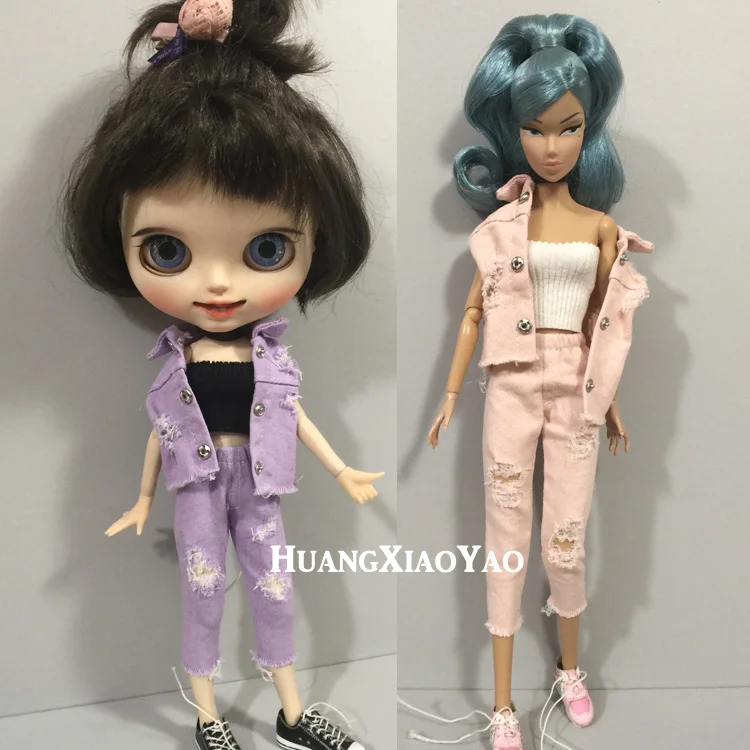 Платье для куклы 30 см, Модный повседневный костюм для куклы Blythe Ob24, одежда ручной работы, аксессуары для кукол, детские игрушки, лучший подар...
Платье для куклы 30 см, Модный повседневный костюм для куклы Blythe Ob24, одежда ручной работы, аксессуары для кукол, детские игрушки, лучший подар...
