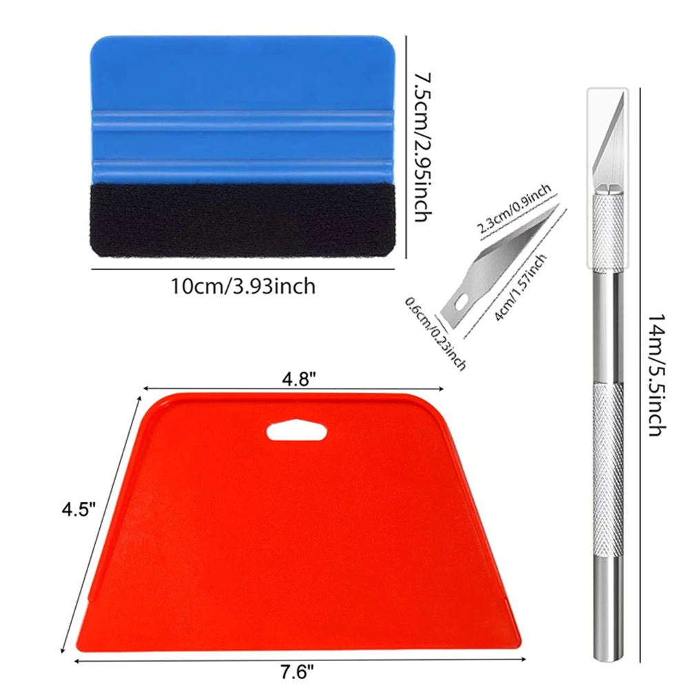 8pcs/set Trimming Tool Kit Film Scraper Long Squeegee Tool For Car Glass Furniture Advertising Film Decal Hand Tool
8pcs/set Trimming Tool Kit Film Scraper Long Squeegee Tool For Car Glass Furniture Advertising Film Decal Hand Tool